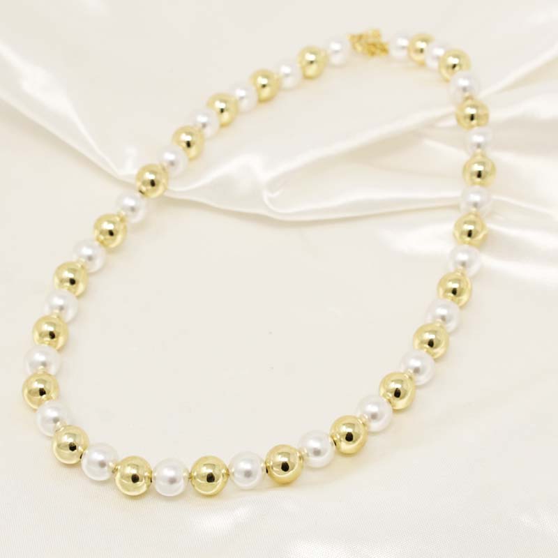 Collar Blandina con perlas